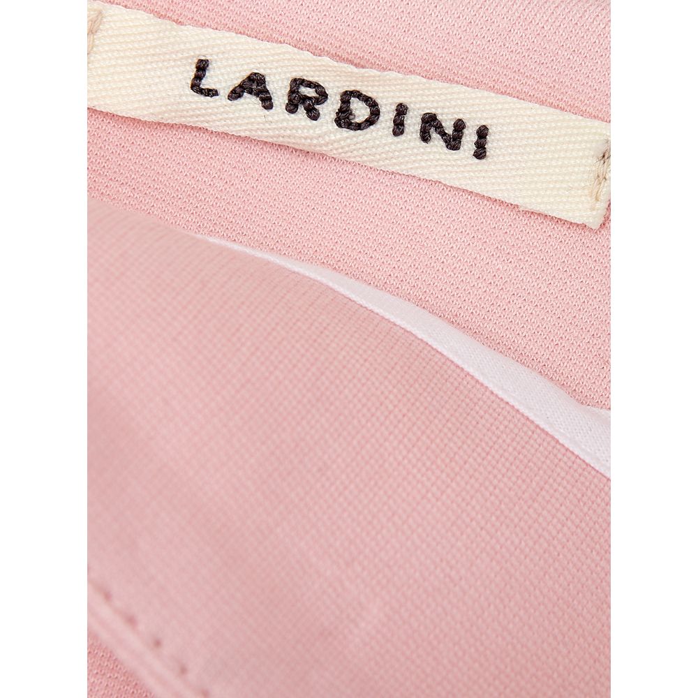 Lardini Elegant Pink Viscose Pants for Chic Style - IT42|M