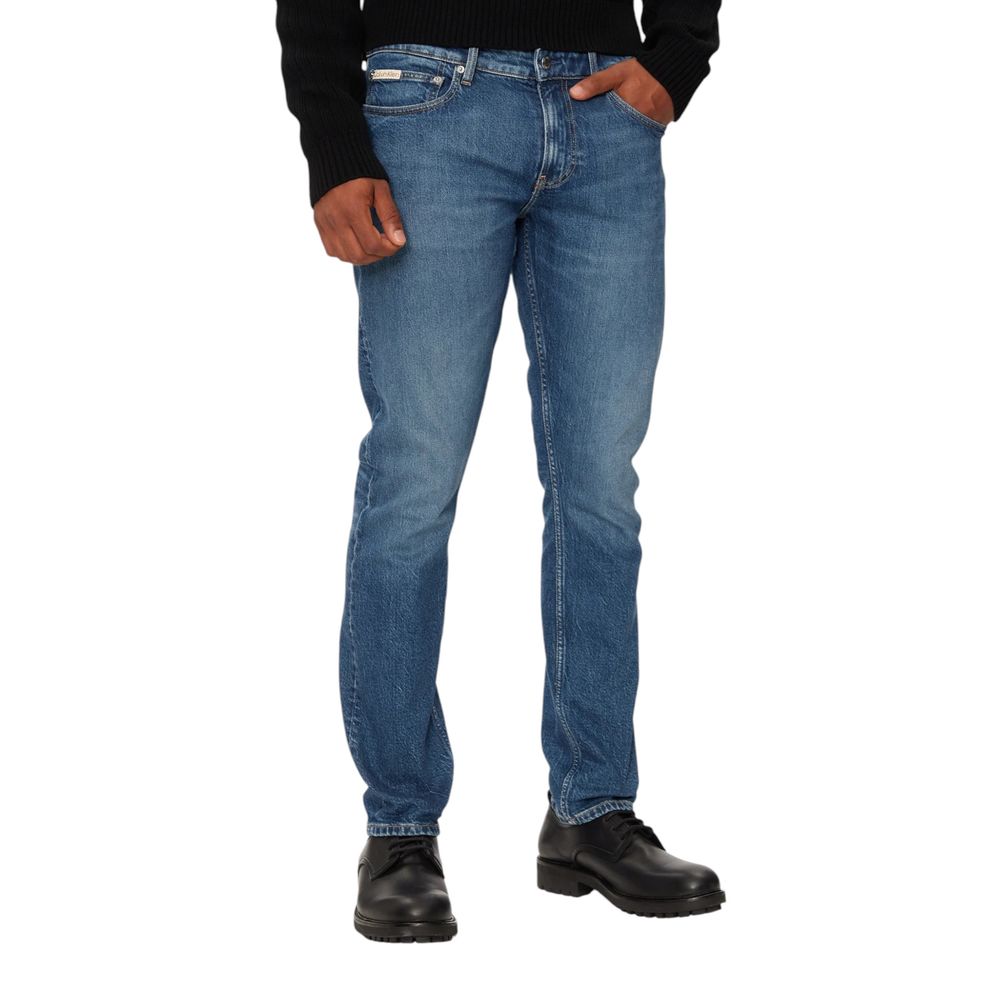 Calvin Klein Jeans Blue Cotton Jeans & Pant