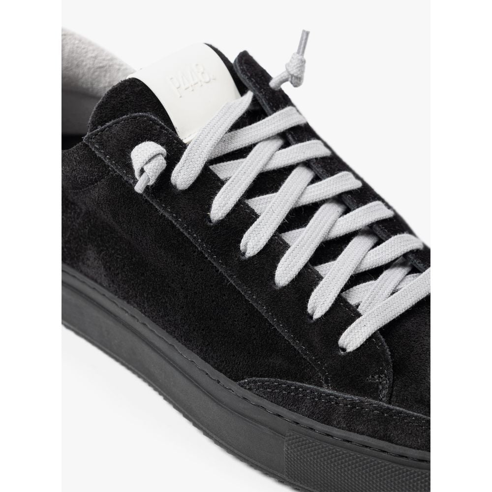 P448 Black Leather Scamociata Sneaker - EU41/US8