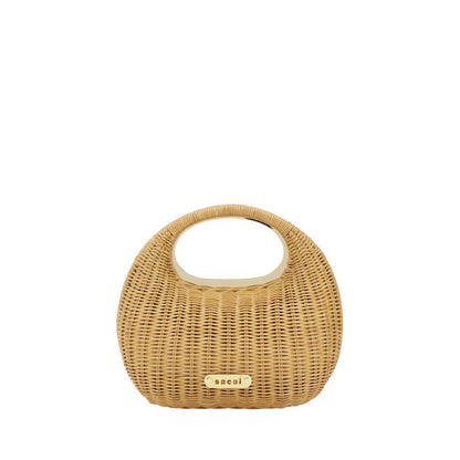 Sacai Rattan Handbag