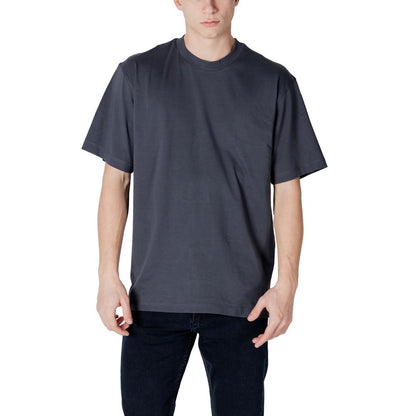 Calvin Klein Jeans Gray Cotton T-Shirt - IT44 | S