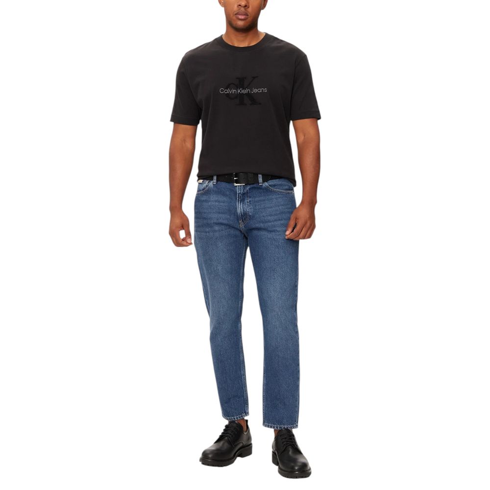 Calvin Klein Jeans Black Cotton T-Shirt