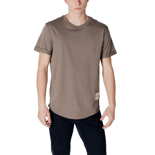 Calvin Klein Jeans Beige Cotton T-Shirt - IT46 | M