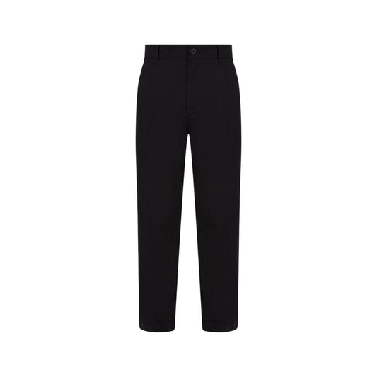 Calvin Klein Jeans Black Cotton Rigenerato Jeans & Pant