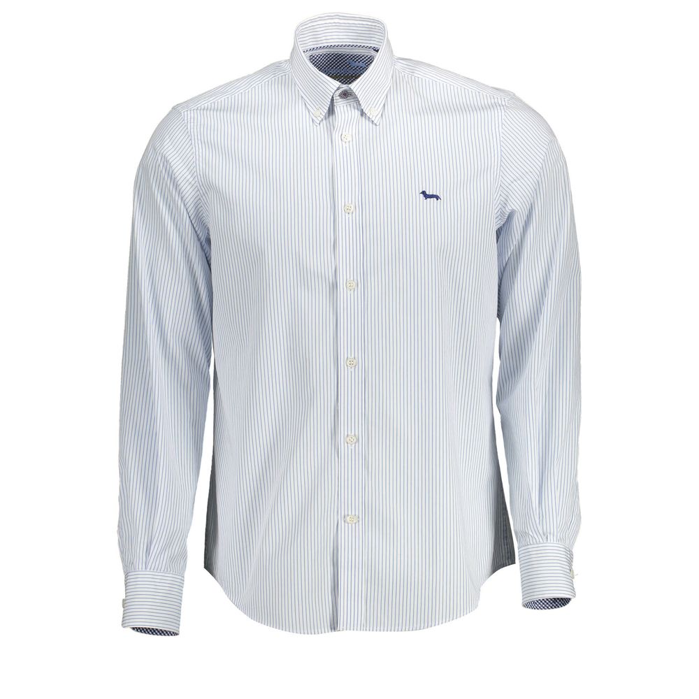 Harmont & Blaine Light Blue Cotton Men Shirt - XXL