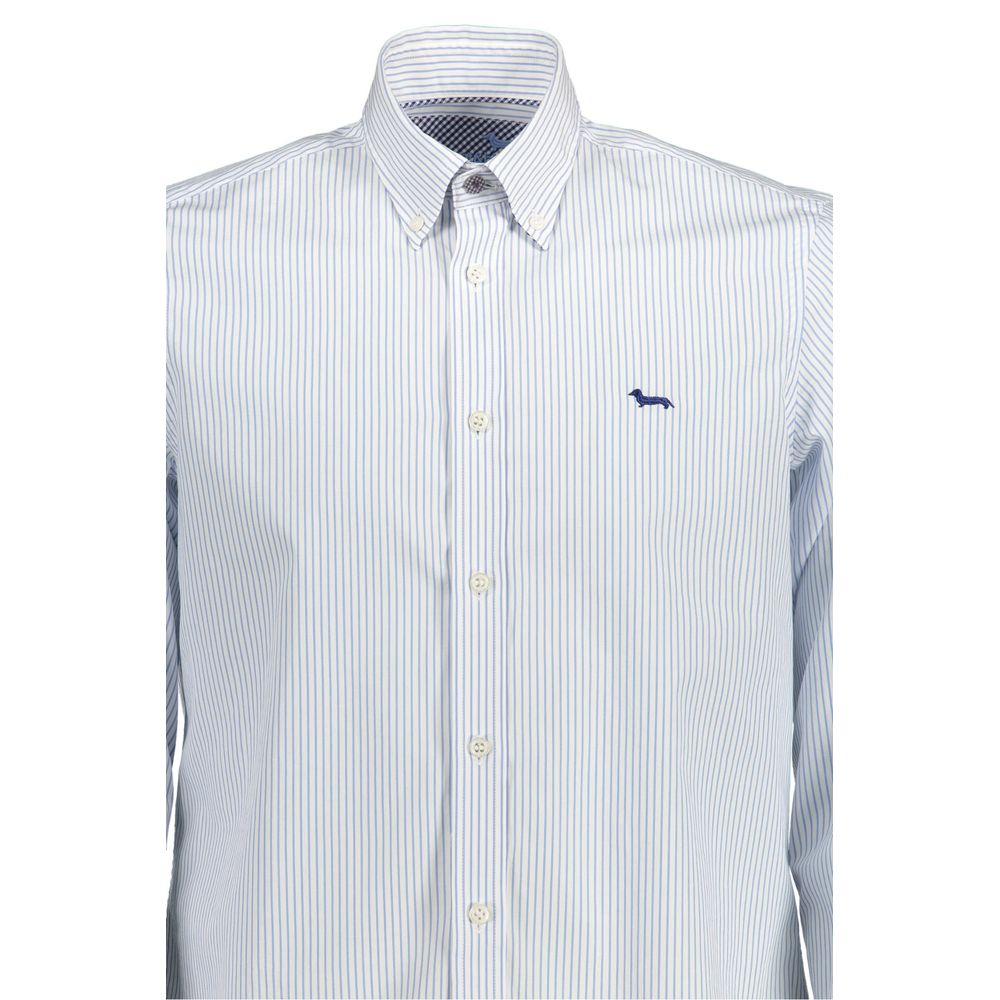 Harmont & Blaine Light Blue Cotton Men Shirt - XXL