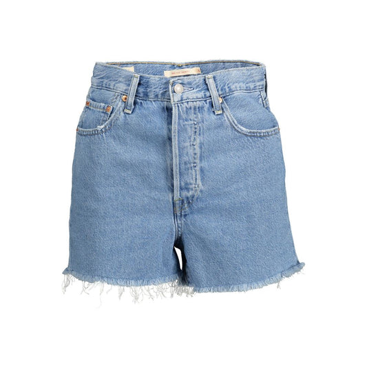 Levi’s Light Blue Cotton Women Shorts