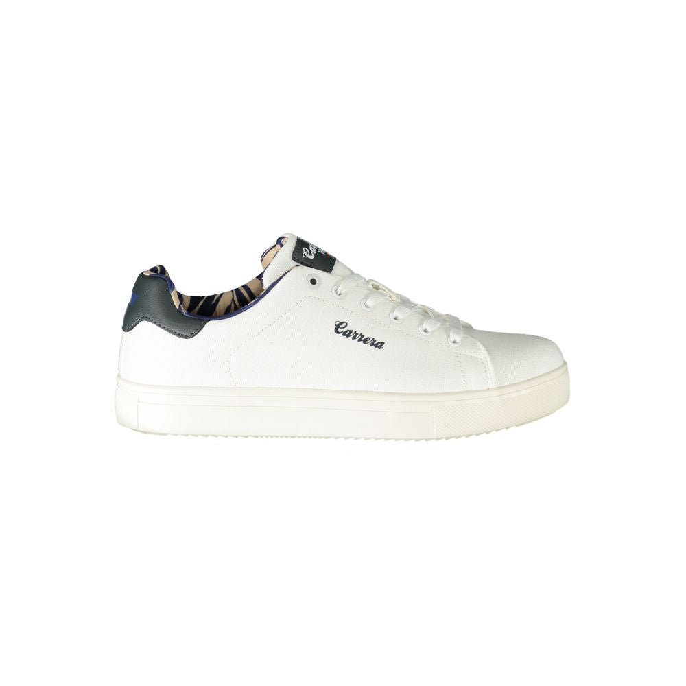 Carrera White Polyester Sneaker - EU41/US8