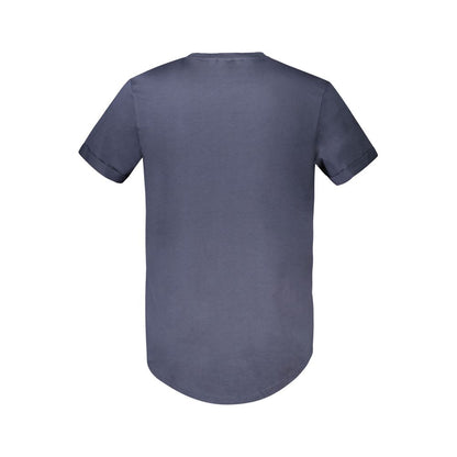 Calvin Klein Blue Cotton Men T-Shirt - M