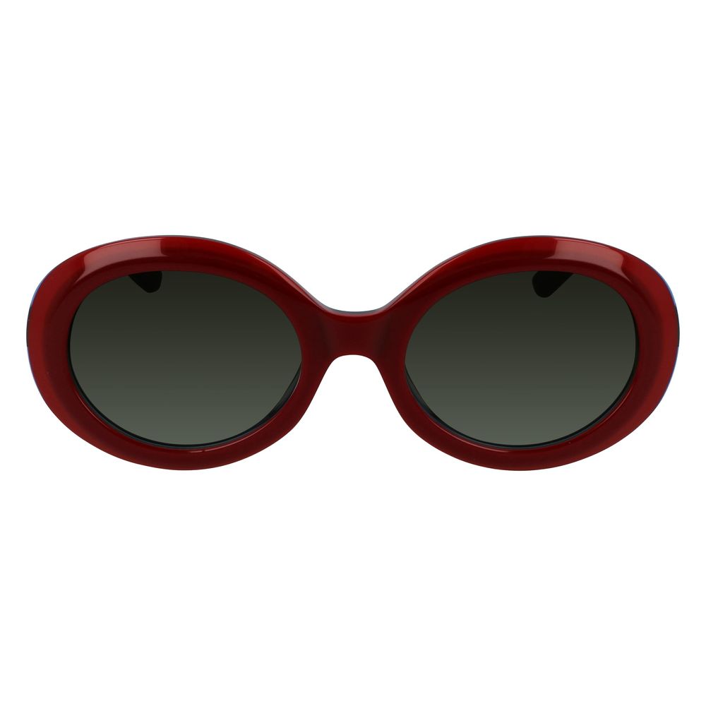 Karl Lagerfeld Red Acetate Sunglasses