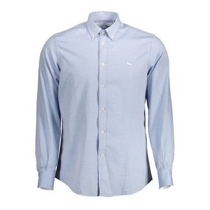 Harmont & Blaine Light Blue Cotton Men Shirt - XL