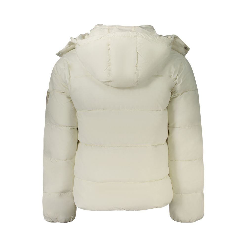 Calvin Klein White Polyamide Men Jacket