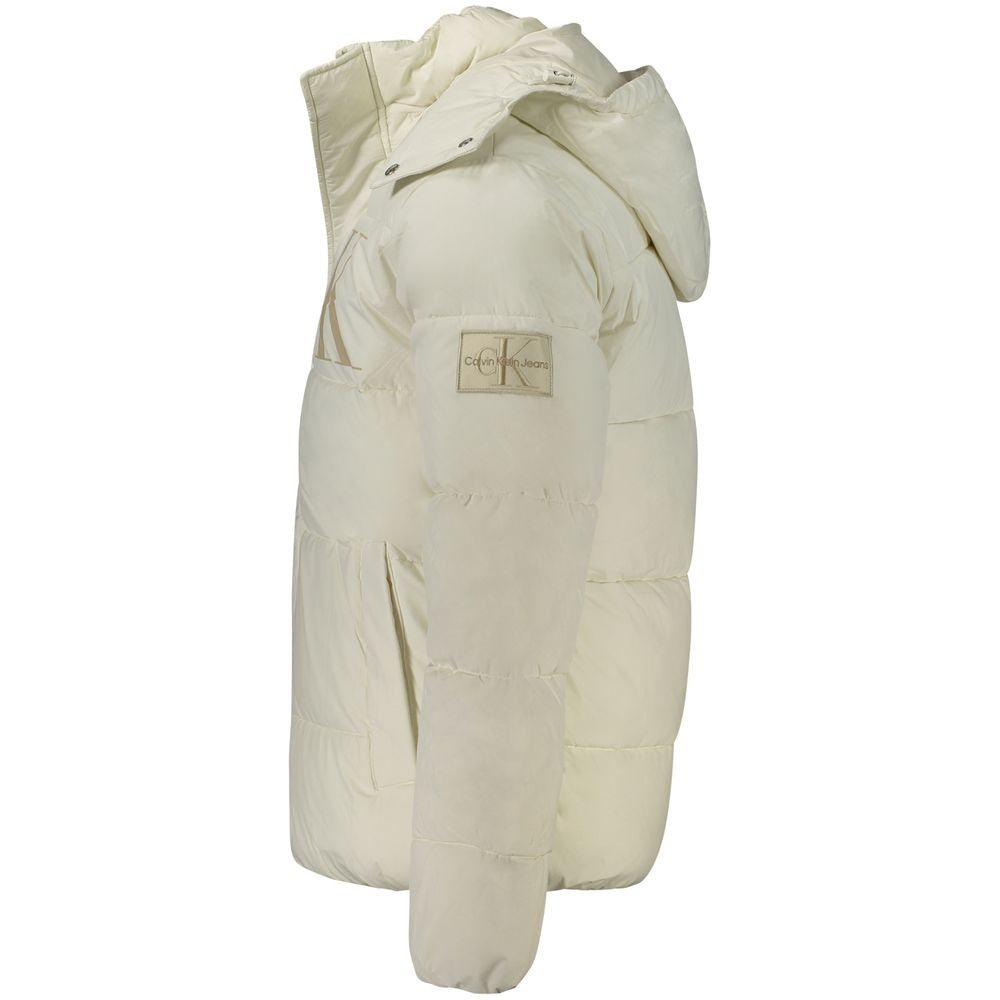 Calvin Klein White Polyamide Men Jacket