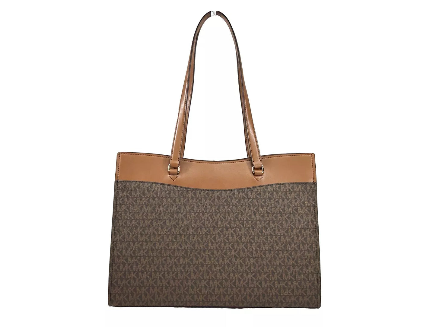 Michael Kors Jet Set Large Pocket Tote Bag Brown