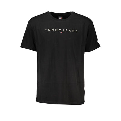 Tommy Hilfiger Black Cotton T-Shirt - XL