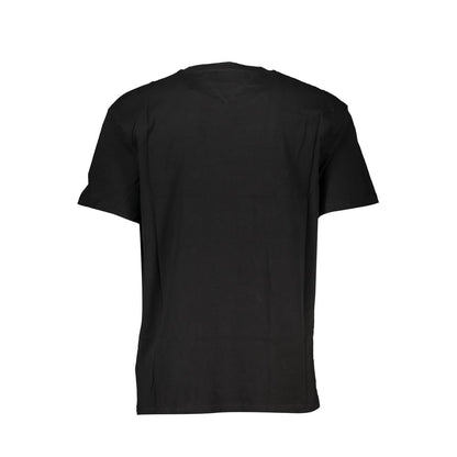 Tommy Hilfiger Black Cotton T-Shirt - XL