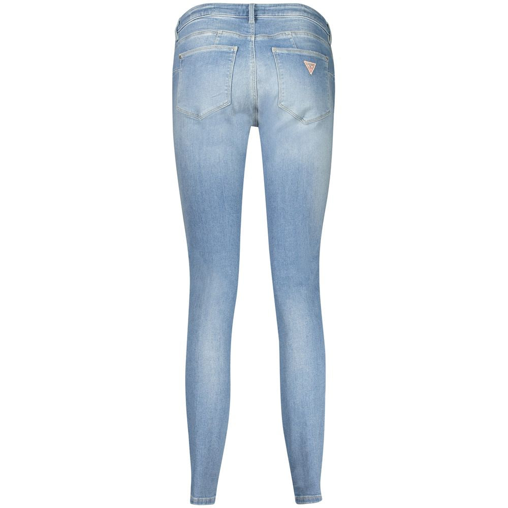 Guess Jeans Light Blue Cotton Jeans & Pant