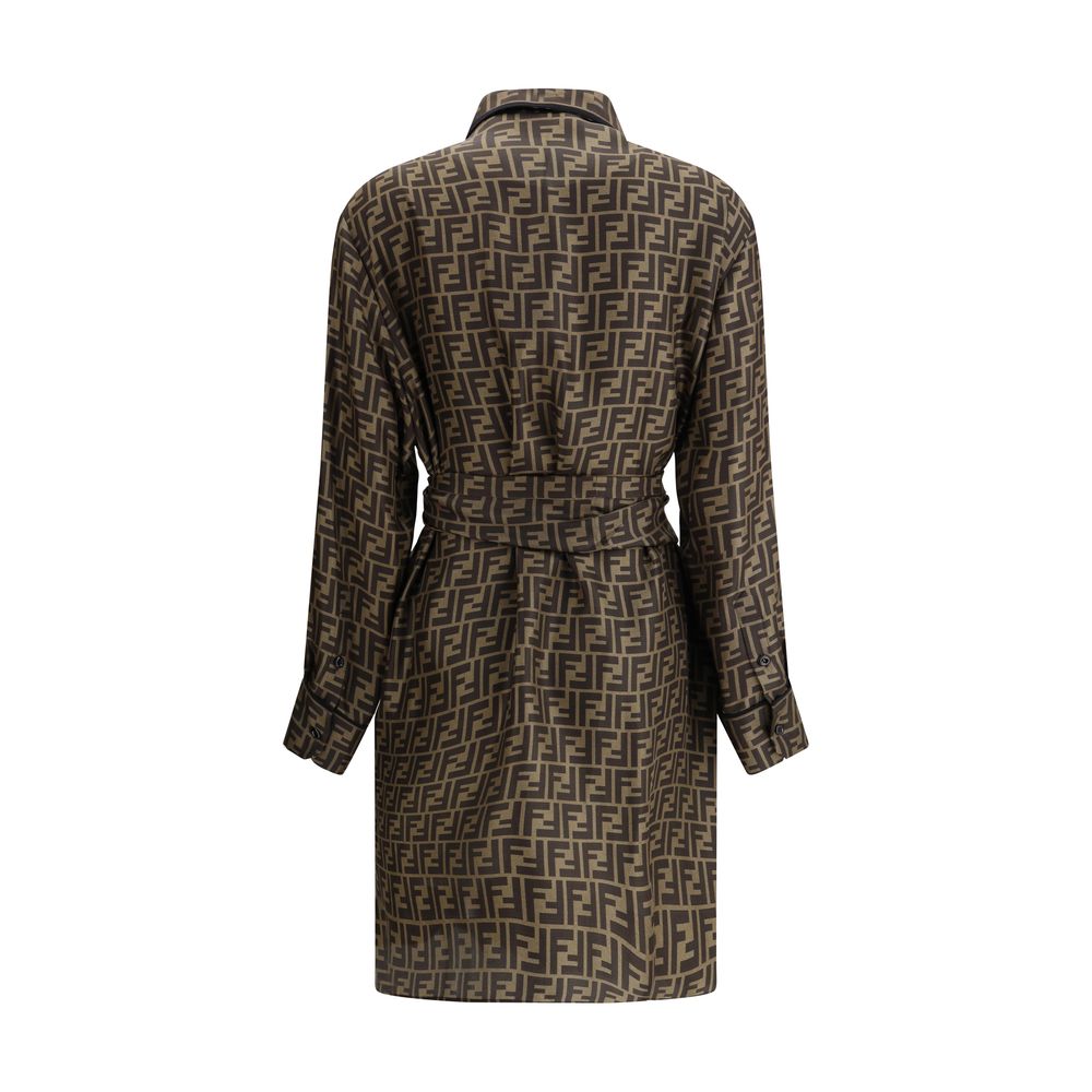 Fendi FF pattern shirt Dress