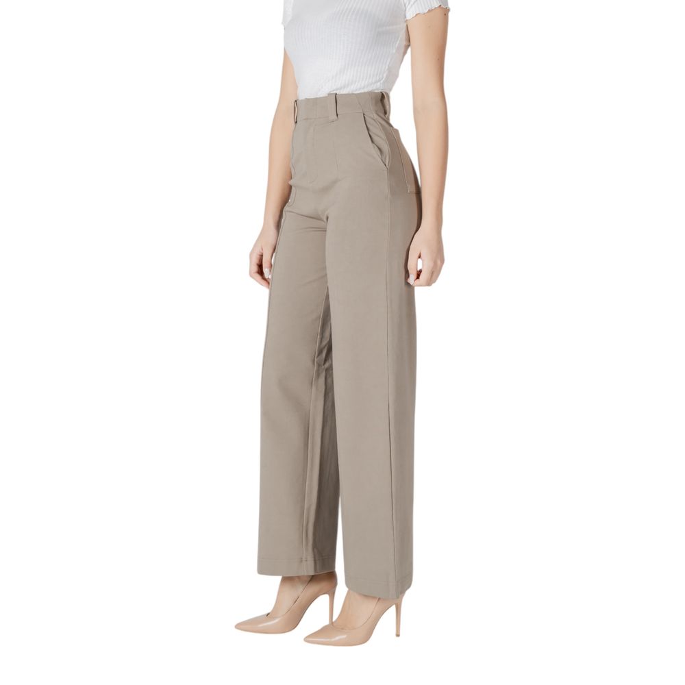 Calvin Klein Jeans Beige Viscose Jeans & Pant