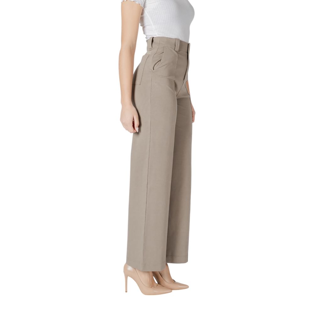 Calvin Klein Jeans Beige Viscose Jeans & Pant