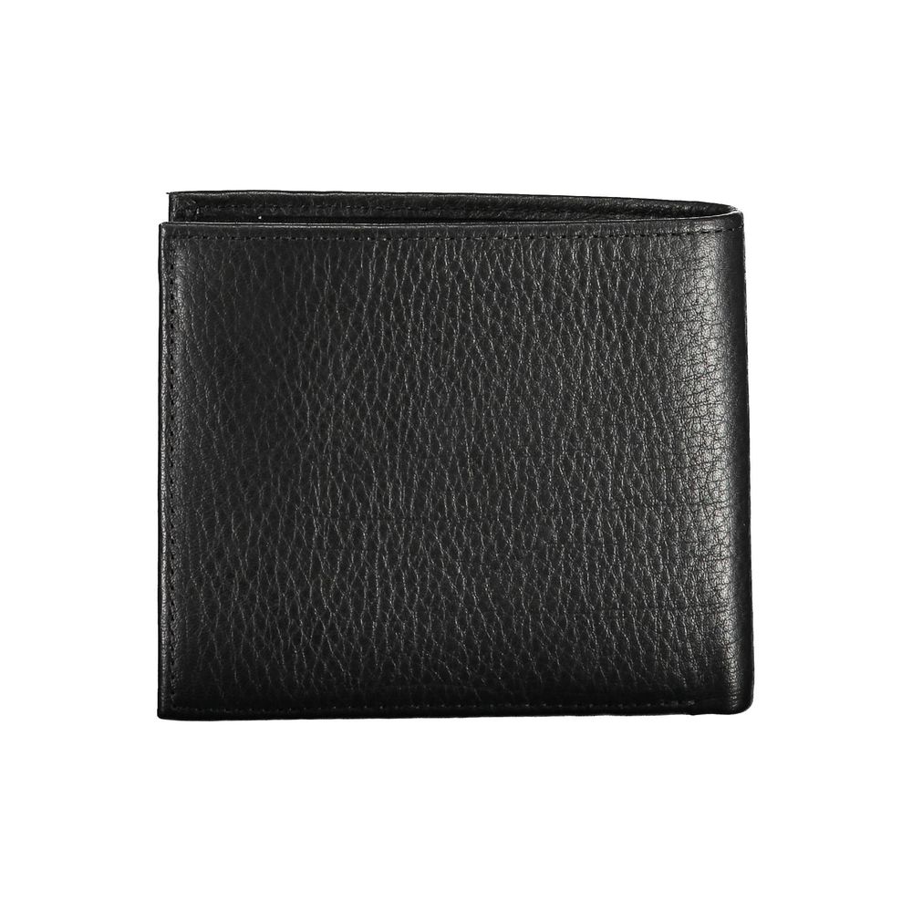 Tommy Hilfiger Black Leather Men Wallet