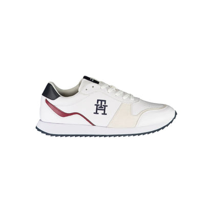 Tommy Hilfiger White Polyester Sneaker - EU44/US11