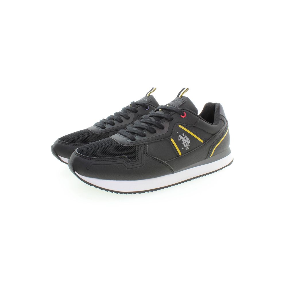 U.S. POLO ASSN. Black Polyester Men Sneaker