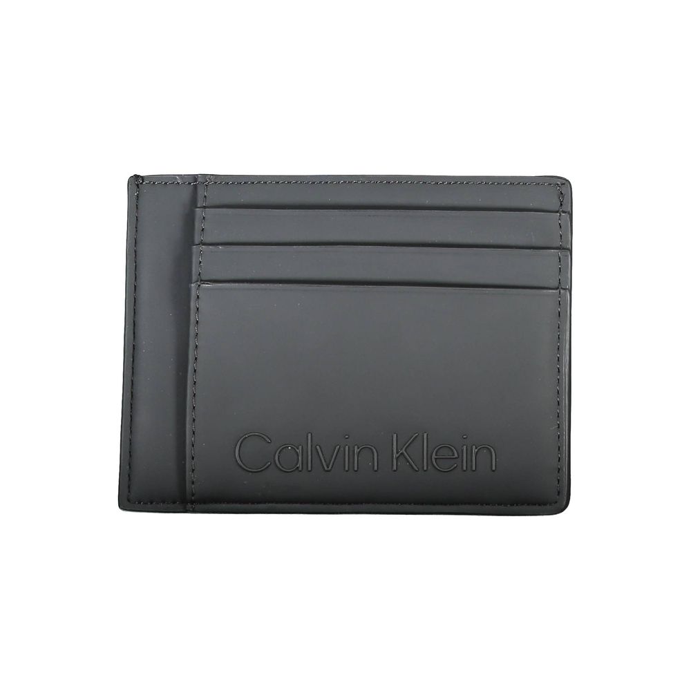 Calvin Klein Black Polyester Men Wallet