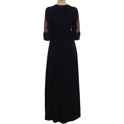 Dolce & Gabbana Black Wool Dress