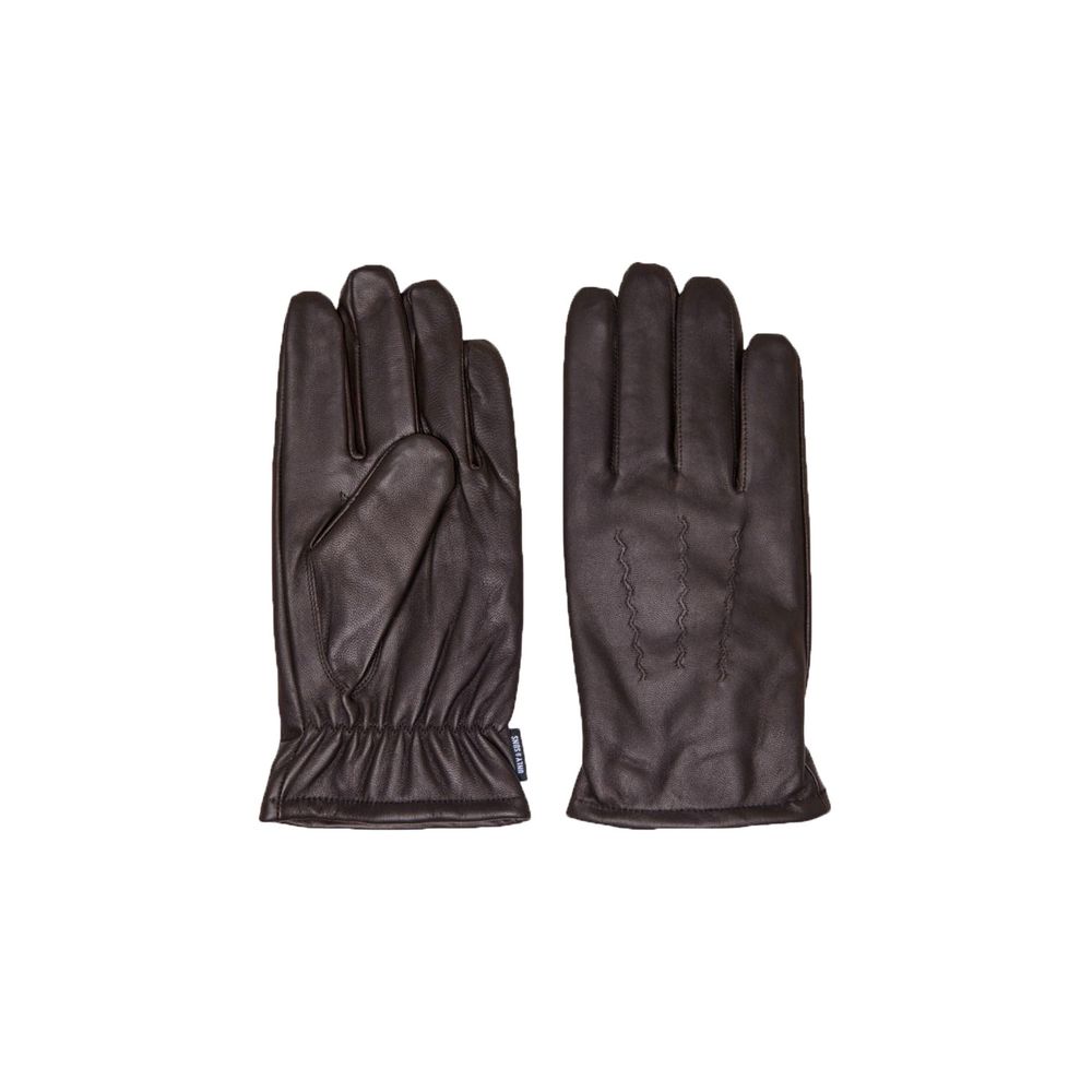 Only & Sons Brown Leather Glove