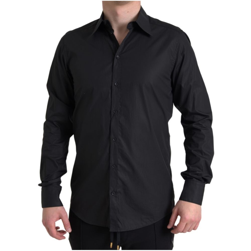 Dolce & Gabbana Black Cotton Shirt