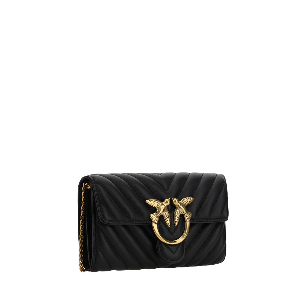 PINKO Love One Shoulder Wallet