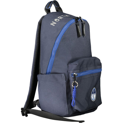 North Sails Blue Polyester Men Backpack