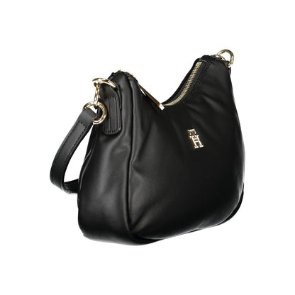 Tommy Hilfiger Black Polyester Women Handbag