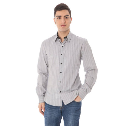 Costume National White Cotton Men Shirt