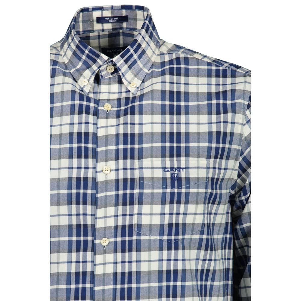 Gant White Cotton Men Shirt - S