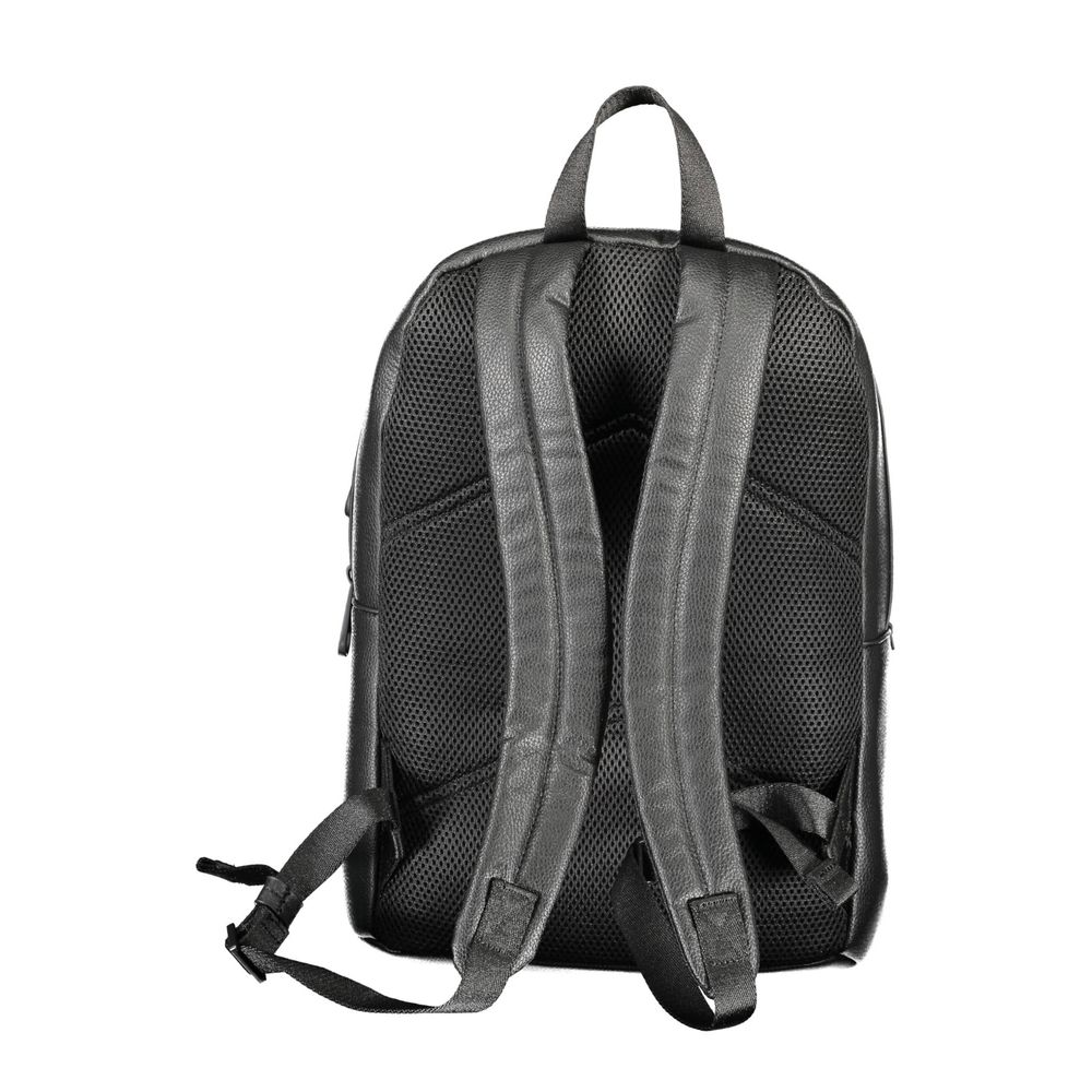 Calvin Klein Black Polyethylene Men Backpack