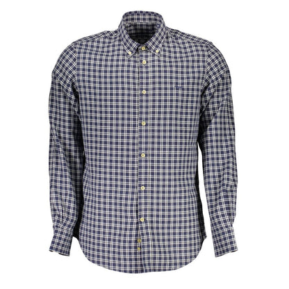 Harmont & Blaine Blue Cotton Men Shirt