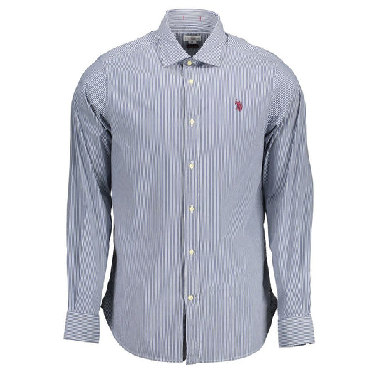 U.S. POLO ASSN. Blue Cotton Men Shirt - XXL