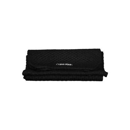 Calvin Klein Black Alpaca Women Scarf