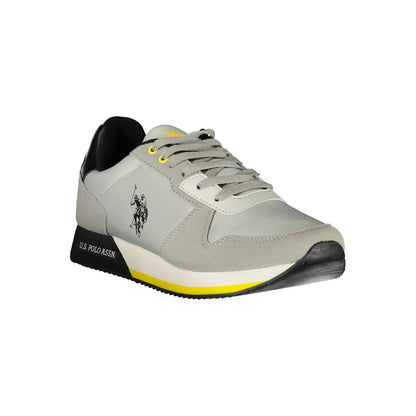 U.S. POLO ASSN. Gray Polyester Men Sneaker - EU44/US11