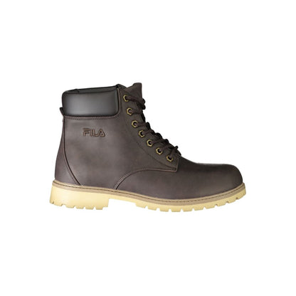 Fila Brown Polyester Men Boot - EU42/US9