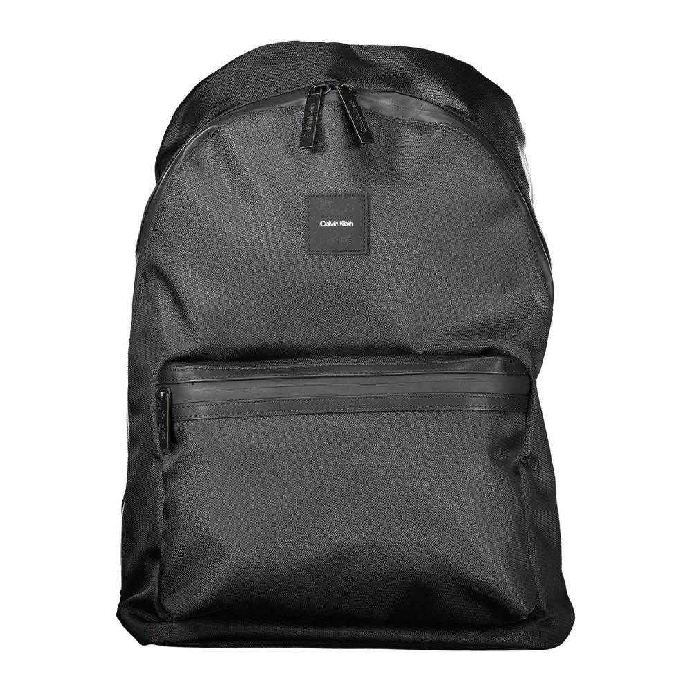 Calvin Klein Black Polyester Men Backpack