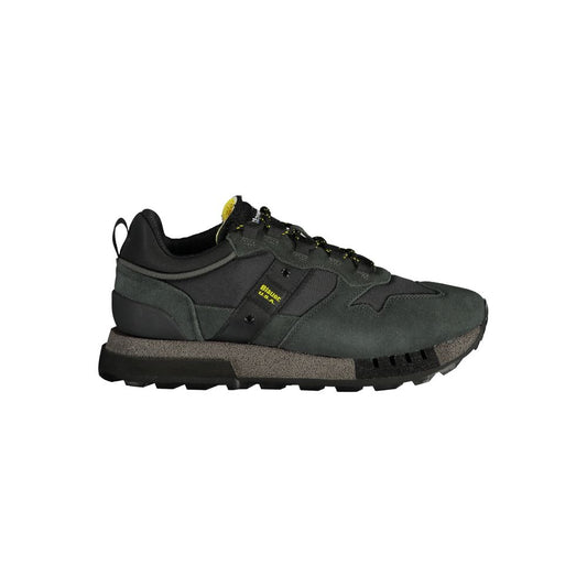 Blauer Black Polyethylene Men Sneaker