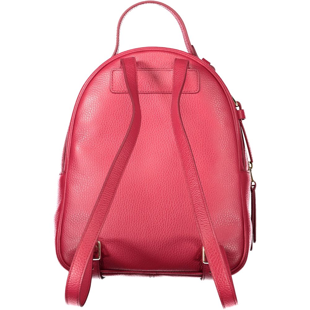 Coccinelle Red Leather Women Backpack