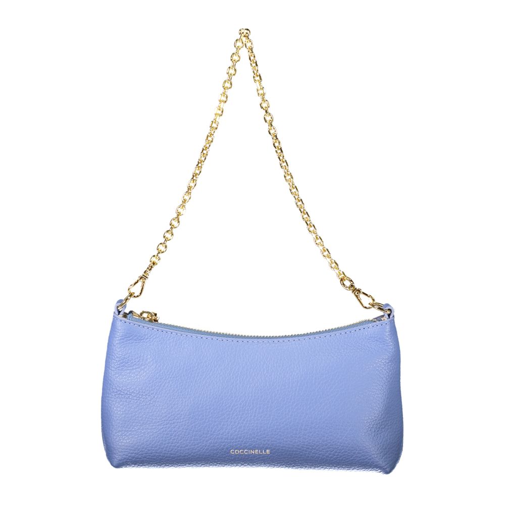 Coccinelle Light Blue Leather Women Handbag