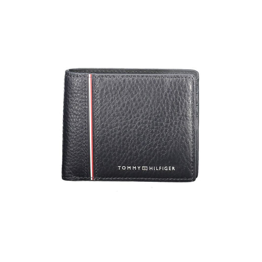 Tommy Hilfiger Blue Leather Men Wallet