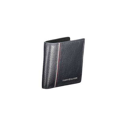 Tommy Hilfiger Blue Leather Men Wallet