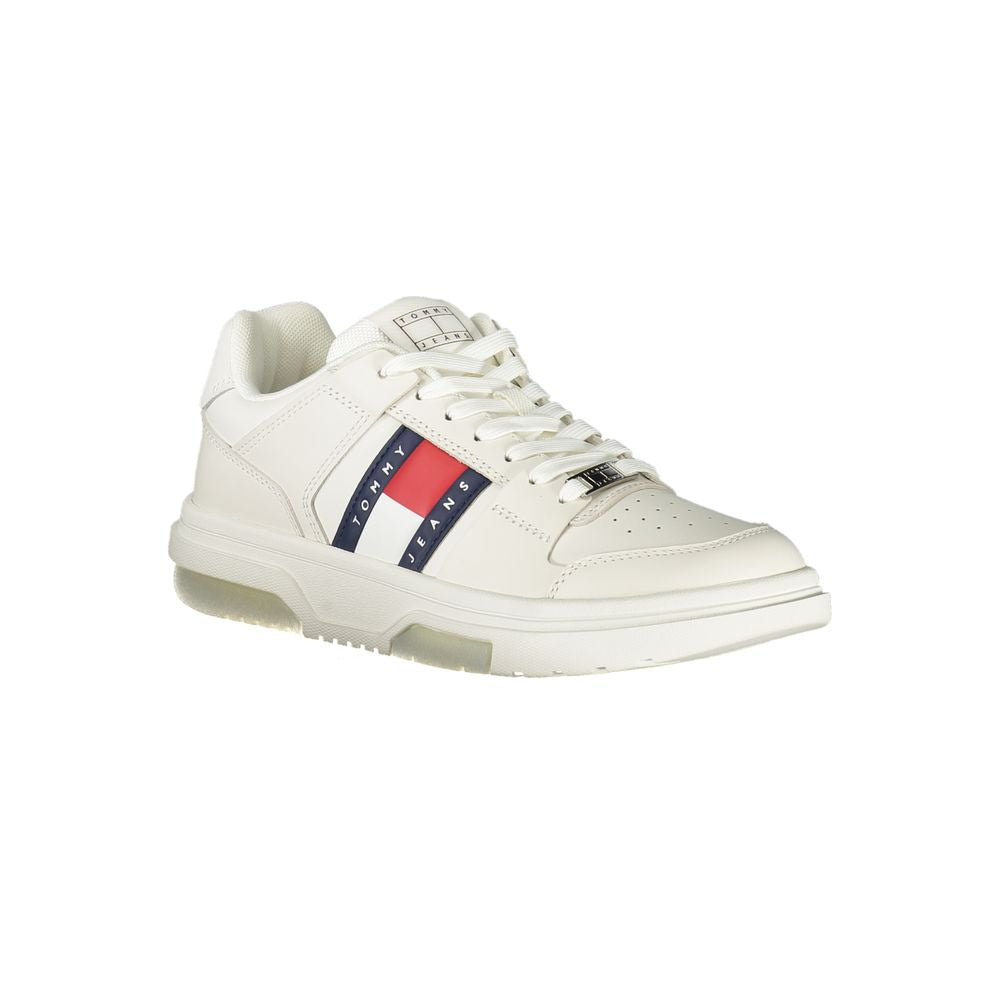 Tommy Hilfiger White Leather Women Sneaker