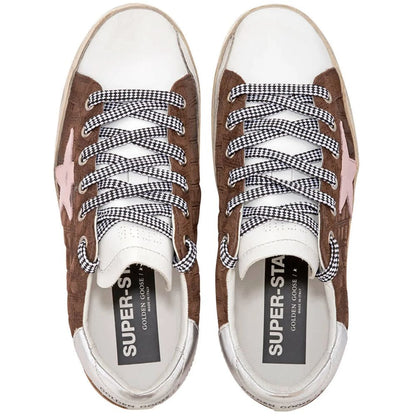 Golden Goose Brown Leather Di Calfskin Sneaker - EU39/US9